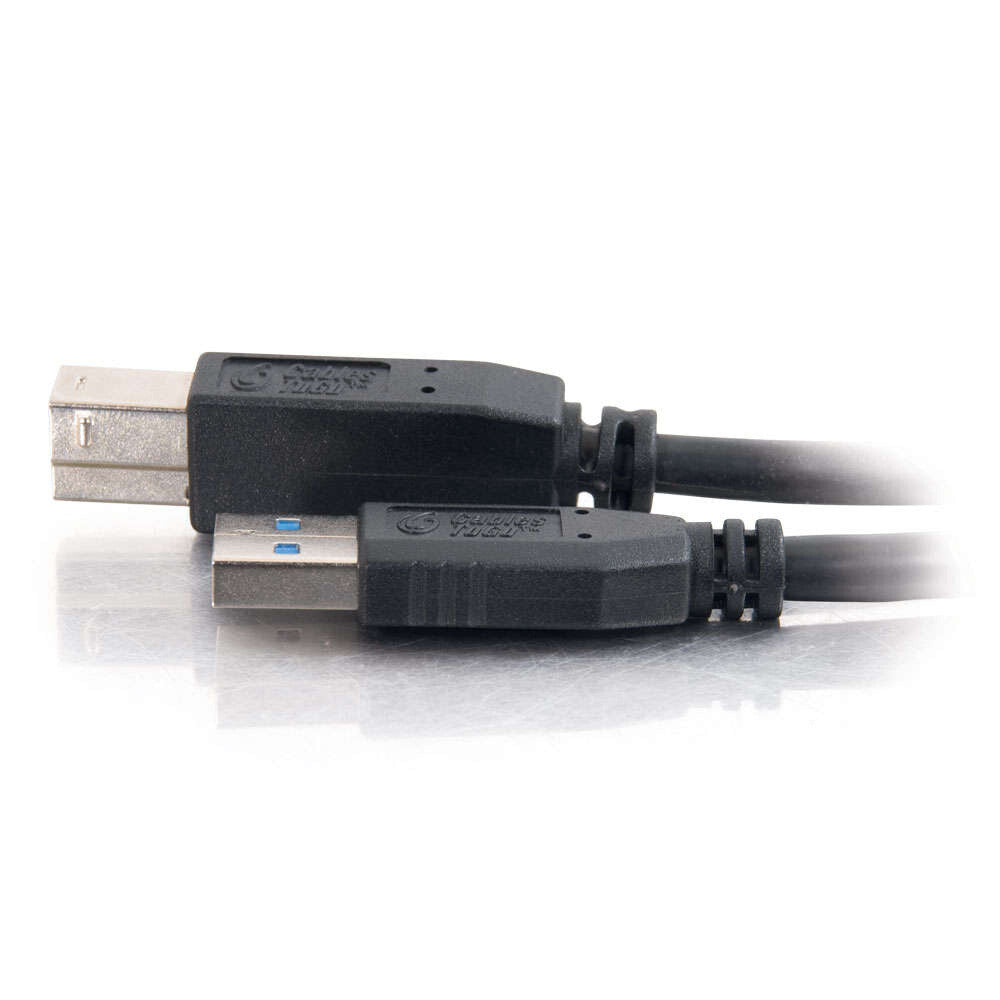 C2G 6.6ft (2m) USB 3.0 A Male to B Male Cable