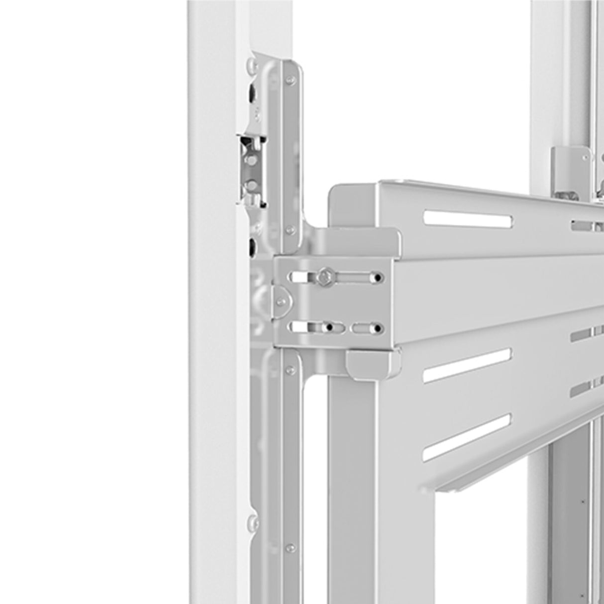 Chief ImpactTM Floor Mounted Back-to-Back Kiosk, Portrait 55" Black