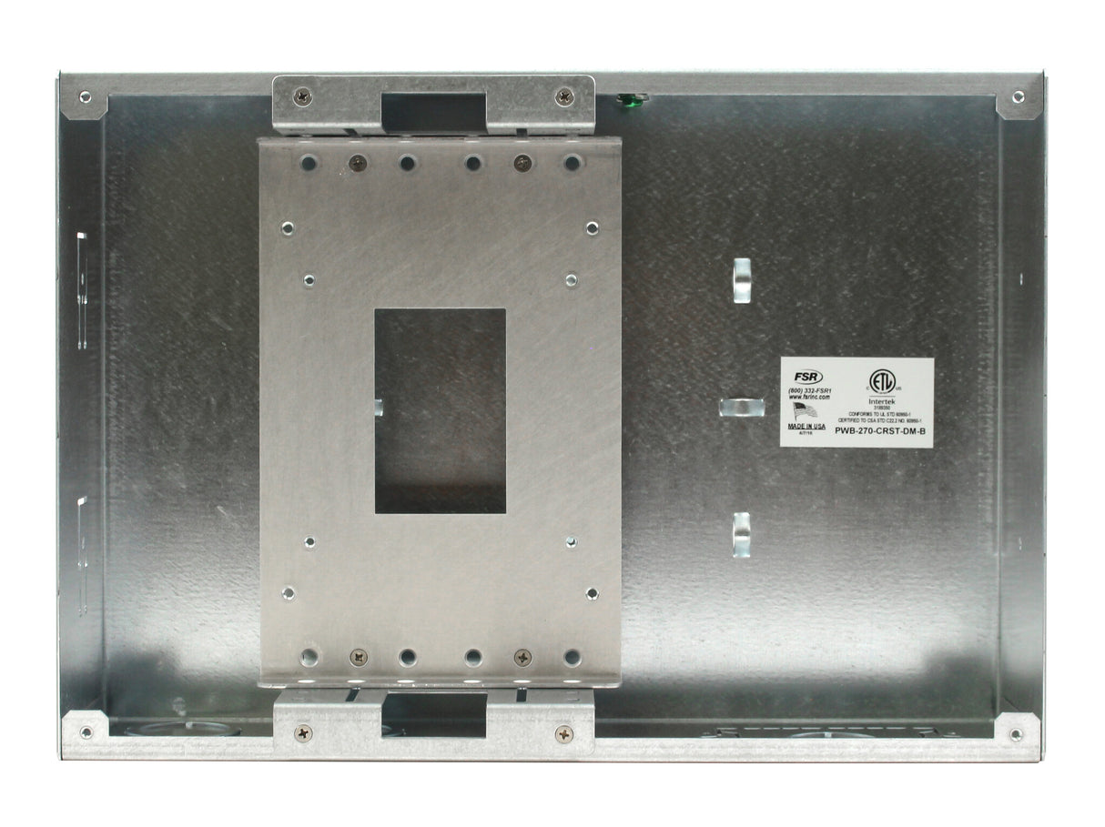 FSR PWB-270 CRST-DM-BLK Outlet box