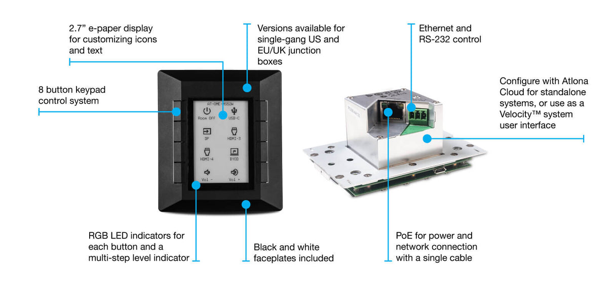 Atlona AT-VKP-8E-EU meeting room console