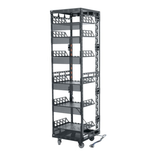 Middle Atlantic 37 RU Pre-Configured Slim 5 Series 19-1/8 Inch Wide Rack Frame, 20 Inches Deep