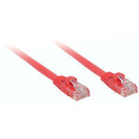 C2G 10ft Cat5E 350MHz Snagless Patch Cable networking cable Red 3.05 m