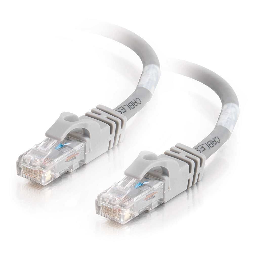 C2G 14ft (4.25m) Cat6 Snagless Unshielded UTP Network Crossover Patch Cable - Gray