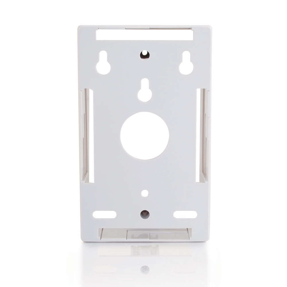 C2G Single Gang Wall Box - White