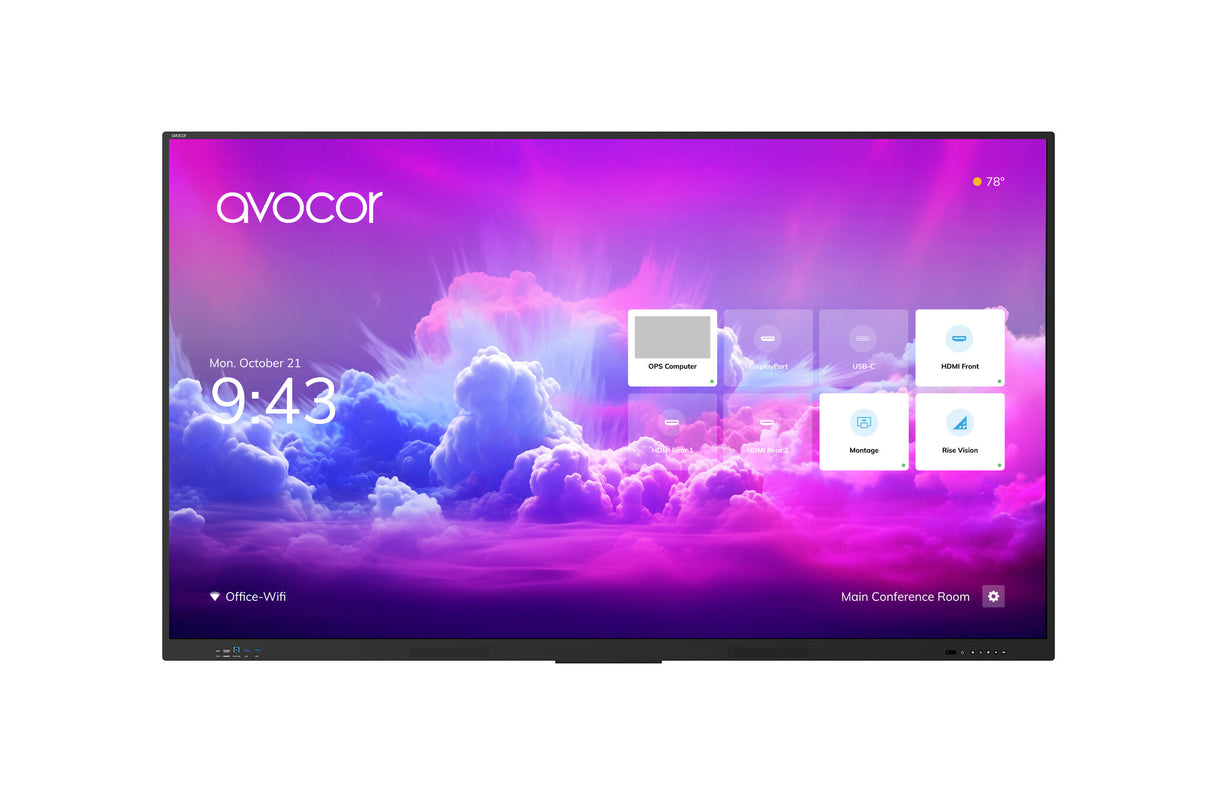Avocor AVE-6550 interactive whiteboard