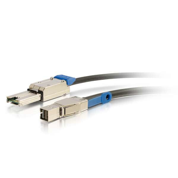 C2G 54255 Serial Attached SCSI (SAS) cable 1 m Black, Metallic