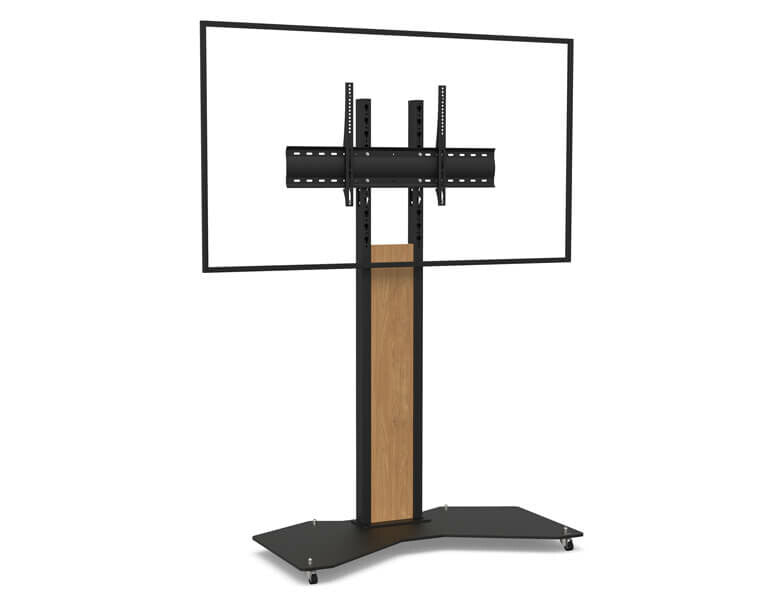 AXEOS OBOX XL 2.03 m (80") Black, Wood