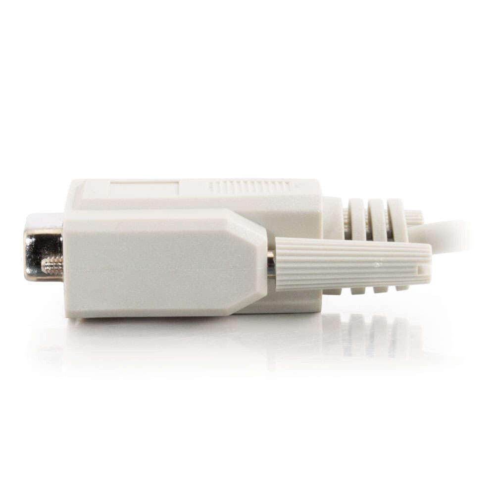 C2G 6ft (1.8m) DB9 Female to DB25 Male Serial RS232 Modem Cable