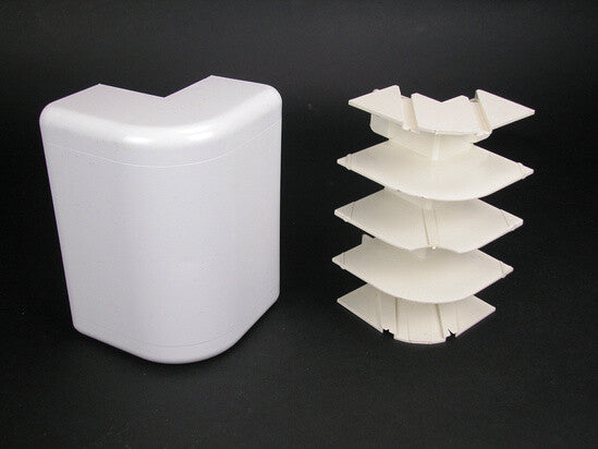 WIREMOLD 5418 5400 External Elbow Fitting in Ivory