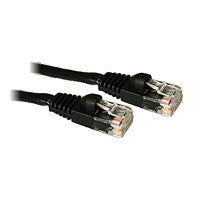 C2G 3ft Cat5E 350MHz Snagless Patch Cable Black networking cable 0.9 m