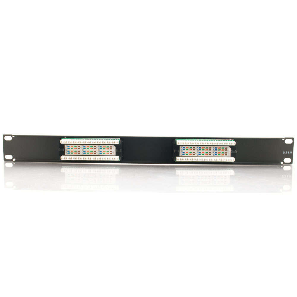 C2G 12-Port Cat5e 110-Type Patch Panel