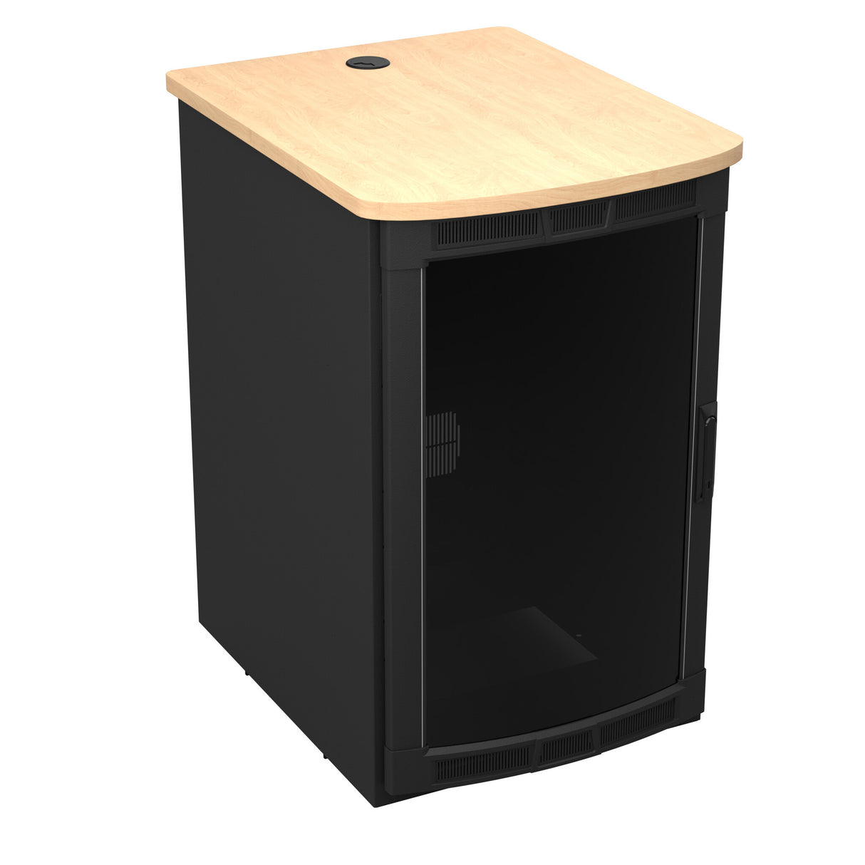 Middle Atlantic BGR-19SA27MDK-E1 Rolling Presentation Rack with Kensington Maple Top