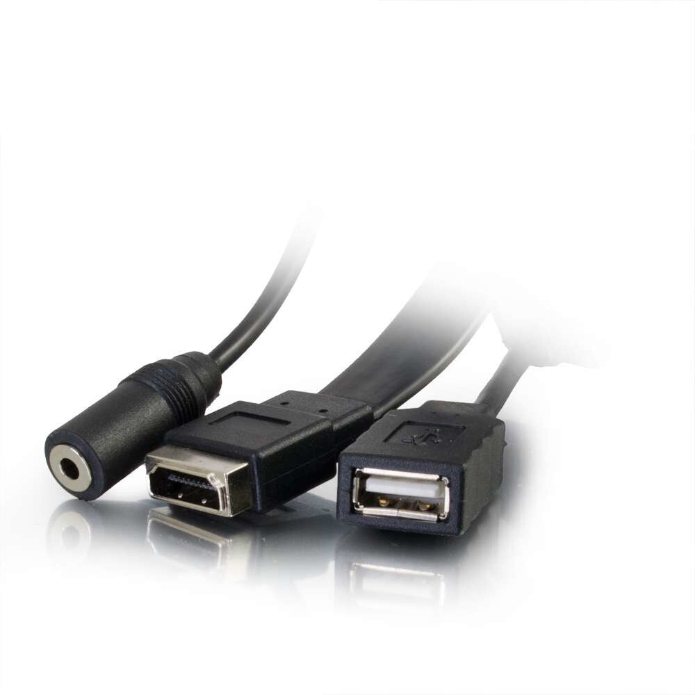 C2G 39706 cable gender changer HDMI, VGA, 3.5mm, USB White