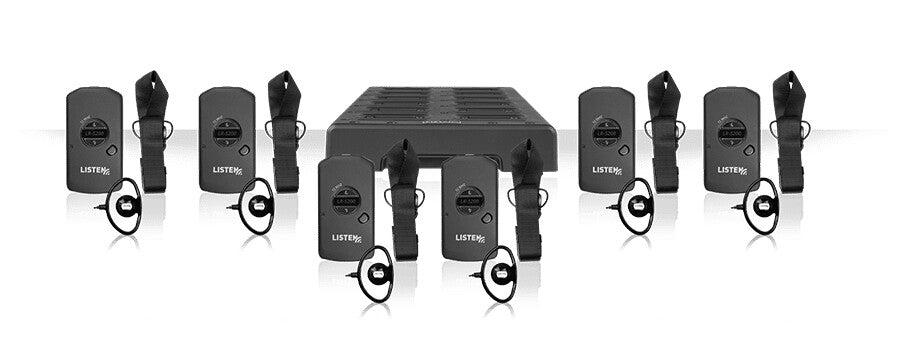 Listen LP-50-072-01 assistive listening device Black 72 - 72 MHz