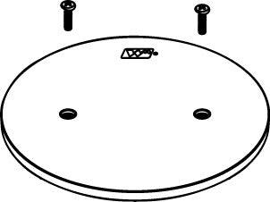 WIREMOLD RC7APTCBK mounting kit Black