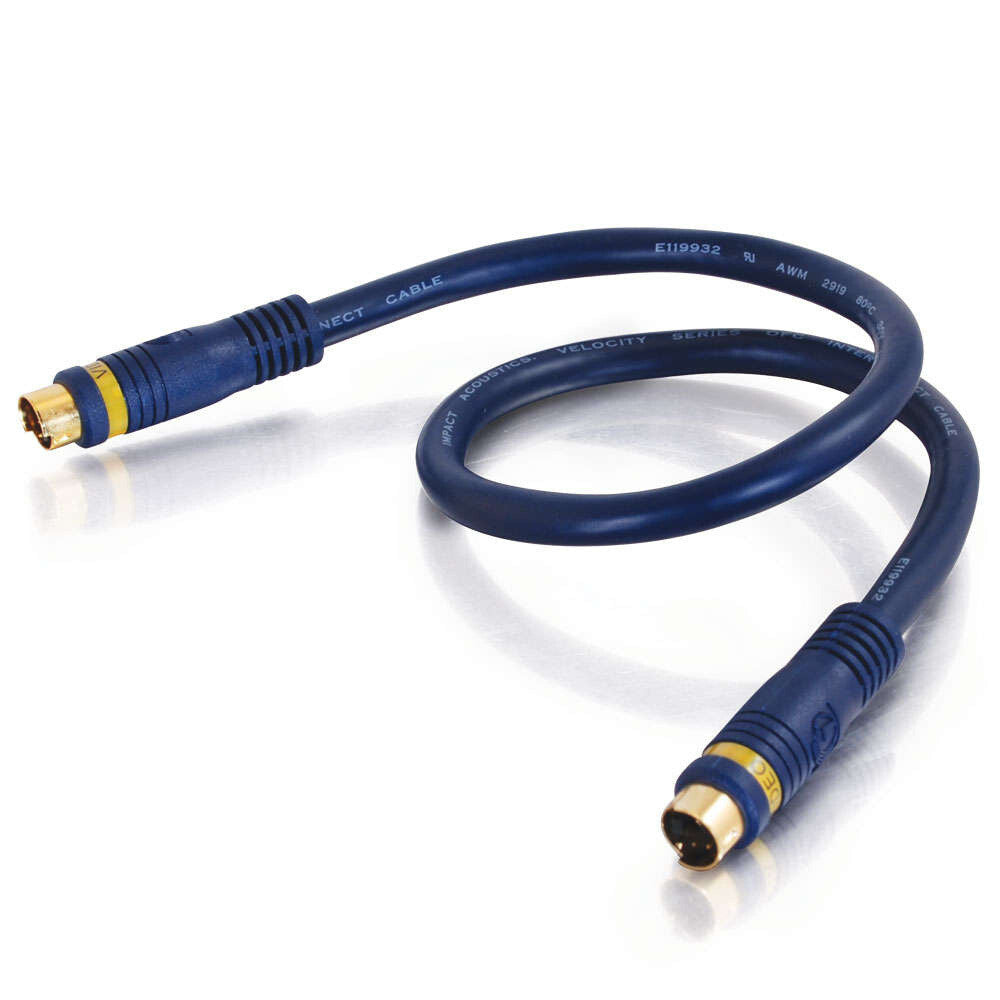 C2G 12ft (3.7m) VelocityTM S-Video Cable