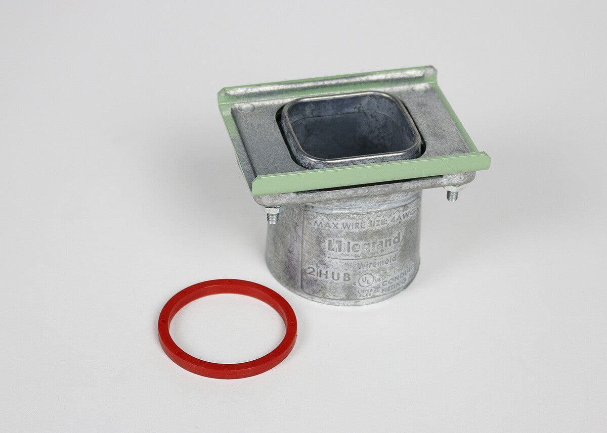 WIREMOLD EFB6S-2HUB outlet box Stainless steel