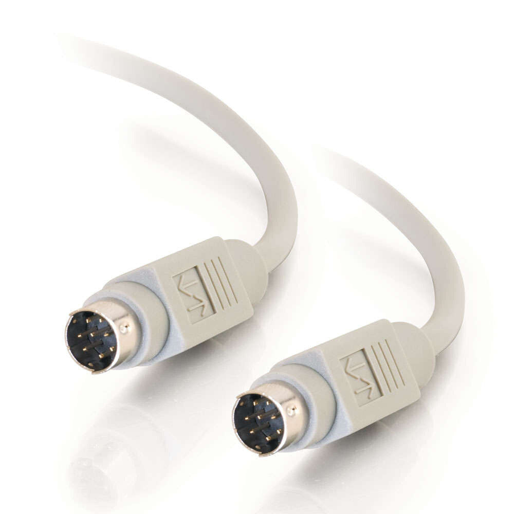 C2G 10ft (3m) 8-pin Mini Din M/M Serial RS232 Cable