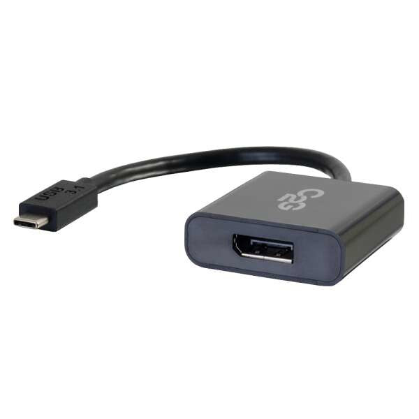 C2G USB-C® to DisplayPortTM Adapter Converter - 4K 30Hz - Black