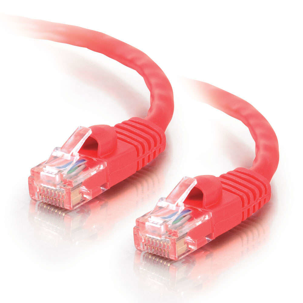 C2G Cat5e, 35ft. networking cable Red 10.6 m