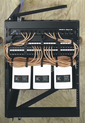 Middle Atlantic Products Swing Frame Racks 12" 20U Wall mounted rack Black