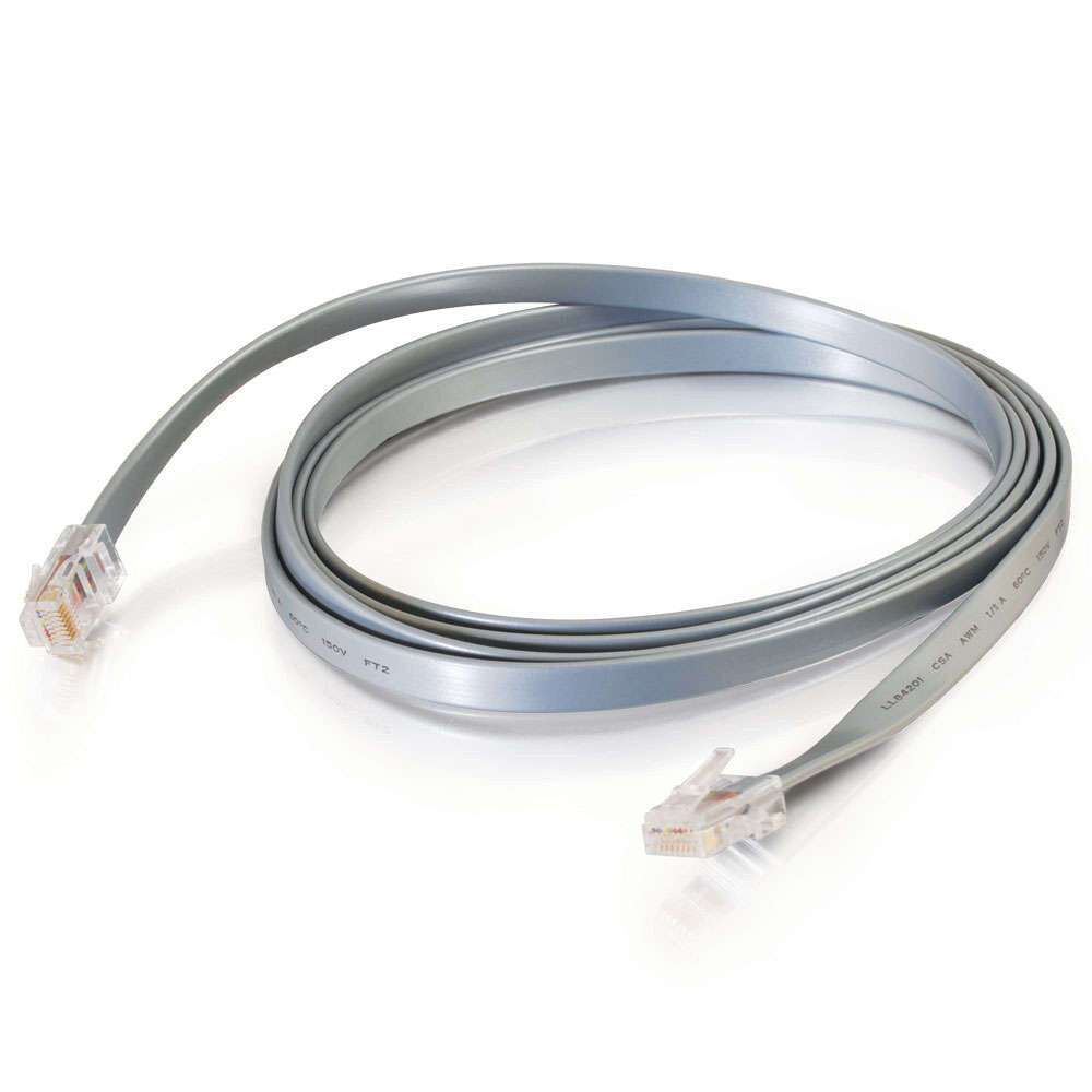 C2G 25ft (7.6m) RJ45 8P8C Crossed/Rollover Modular Cable