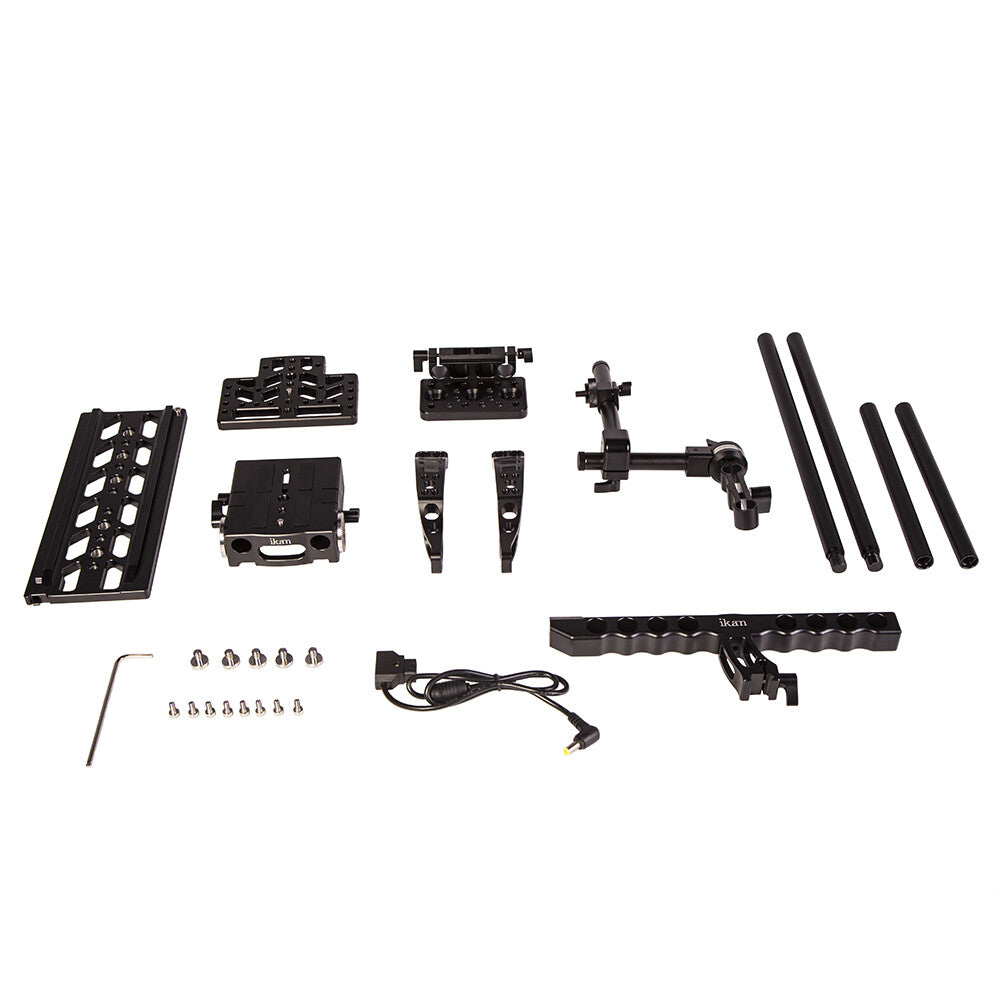 ikan ELE-P-BMCC camera cage 1/4" Black