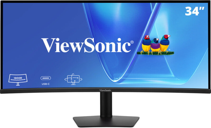 Viewsonic VG Series 34” UWQHD 21:9 IPS Curved Monitor with USB-C Hub