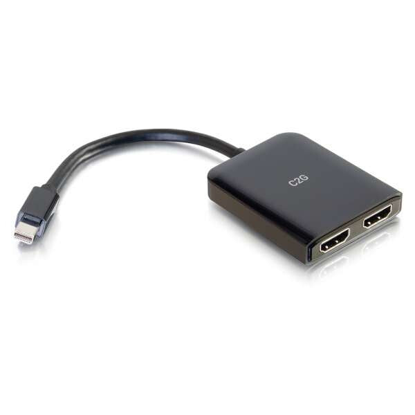 C2G 54292 video cable adapter Mini DisplayPort 2 x HDMI + USB Micro-B Black