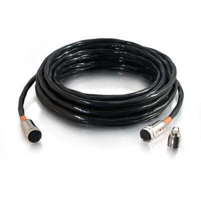 C2G 50ft RapidRun coaxial cable 15.24 m Black