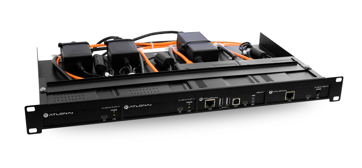 Atlona AT-RACK-1RU-ME rack accessory Rack shelf