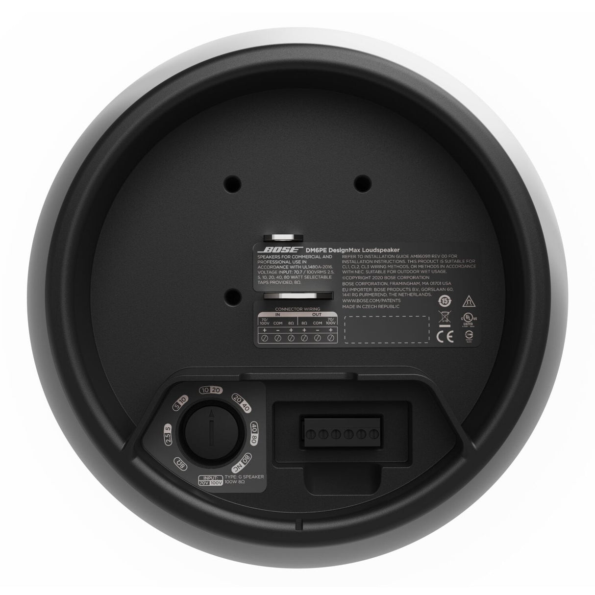 Bose DesignMax DM6PE 2-way Black Wired 100 W