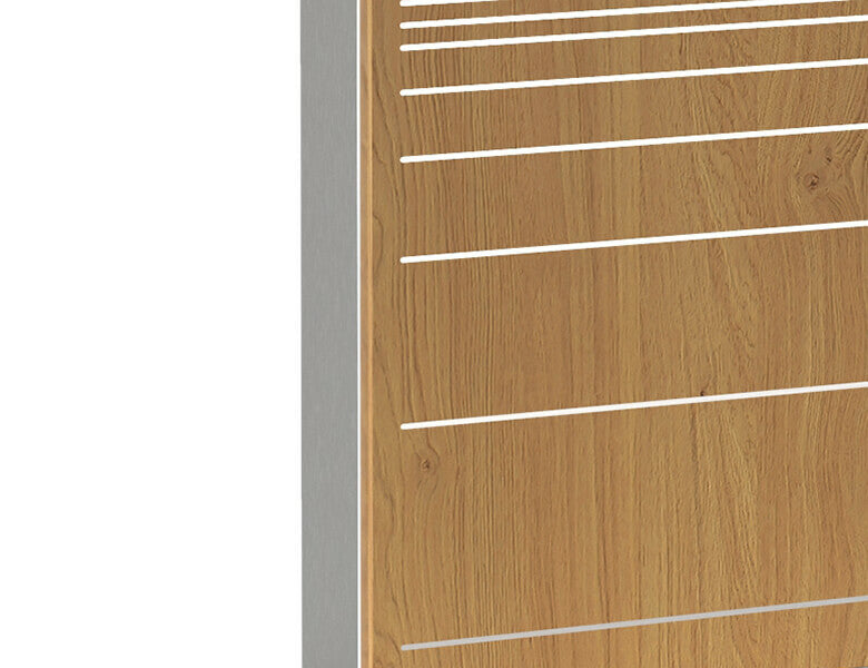 AXEOS XENON WIDE 2.29 m (90") Black, Stainless steel, Wood