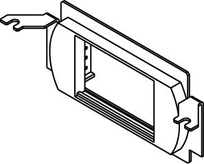 WIREMOLD RFB4-LPB bracket/brace
