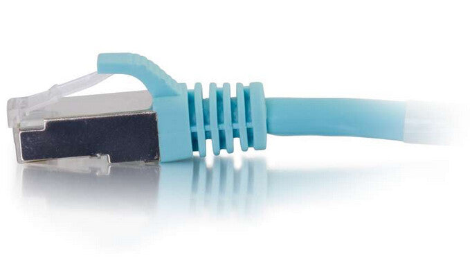 C2G 2ft. Cat6a RJ-45 networking cable Blue 0.6 m S/FTP (S-STP)