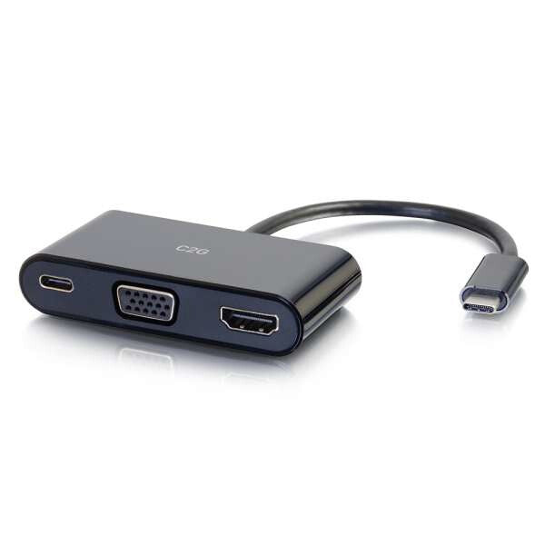 C2G 26884 laptop dock/port replicator USB 3.2 Gen 1 (3.1 Gen 1) Type-C Black