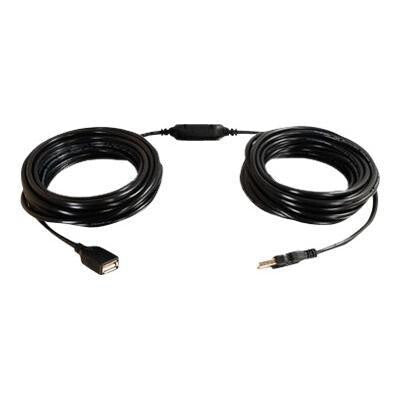 C2G 25ft USB A/B USB cable USB 2.0 7.62 m USB B Black