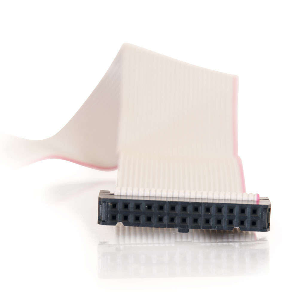 C2G 11in DB25 Female Parallel Add-A-Port Adapter Cable with Bracket