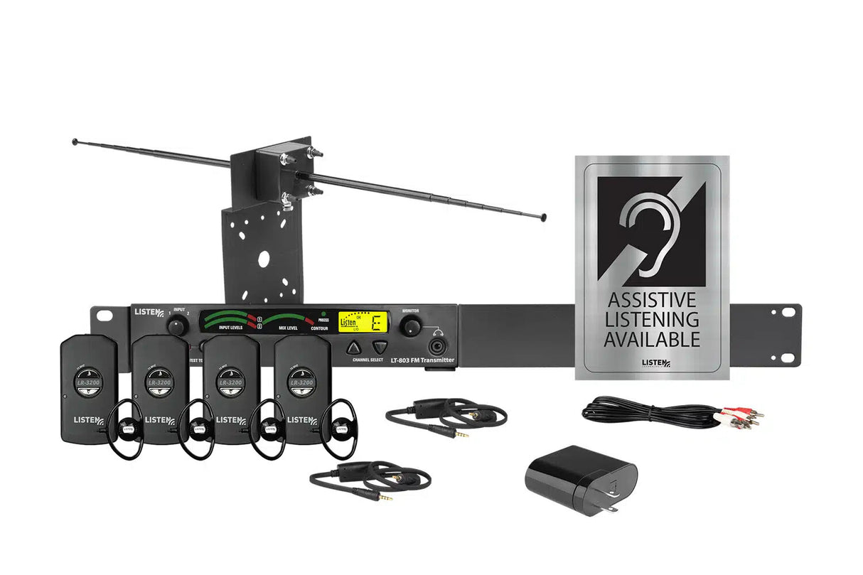 Listen LS-31-072 assistive listening device Black 72 - 72 MHz