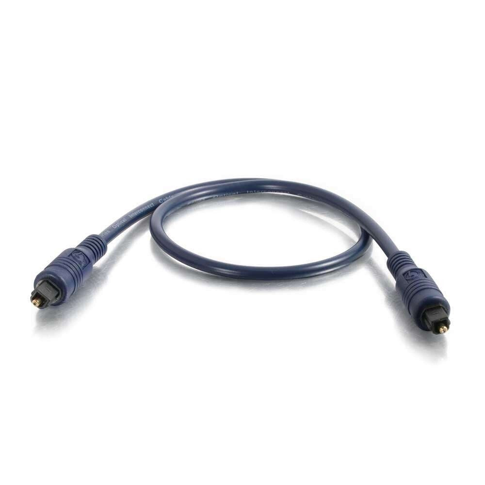 C2G 1.6ft (0.5m) VelocityTM TOSLINK® Optical Digital Cable