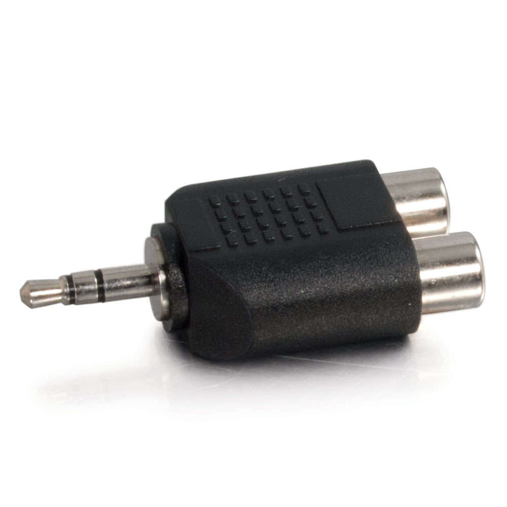 C2G 3.5mm Stereo Male to Dual RCA Female Audio Adapter