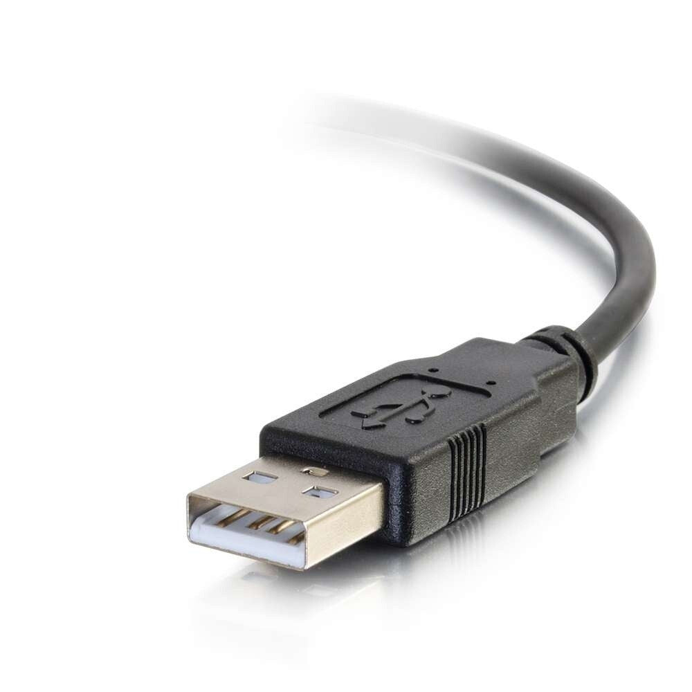 C2G 10ft (3m) USB 2.0 USB-C to USB-A Cable M/M - Black