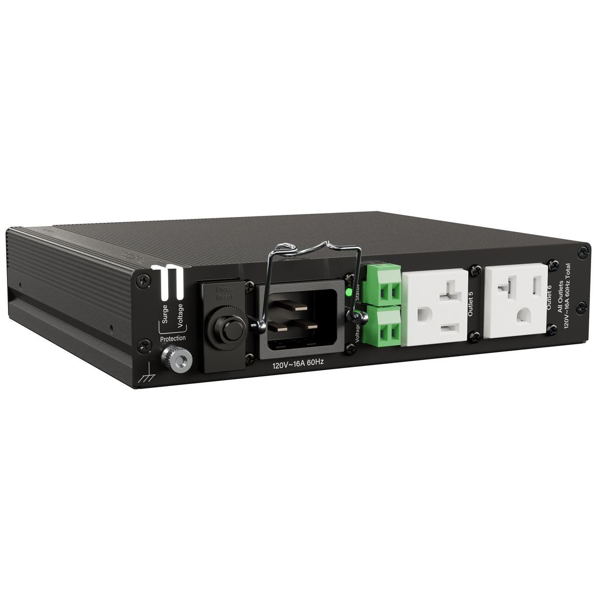 Middle Atlantic PDX-620C-SP power distribution unit (PDU) 6 AC outlet(s) 0U Black, White