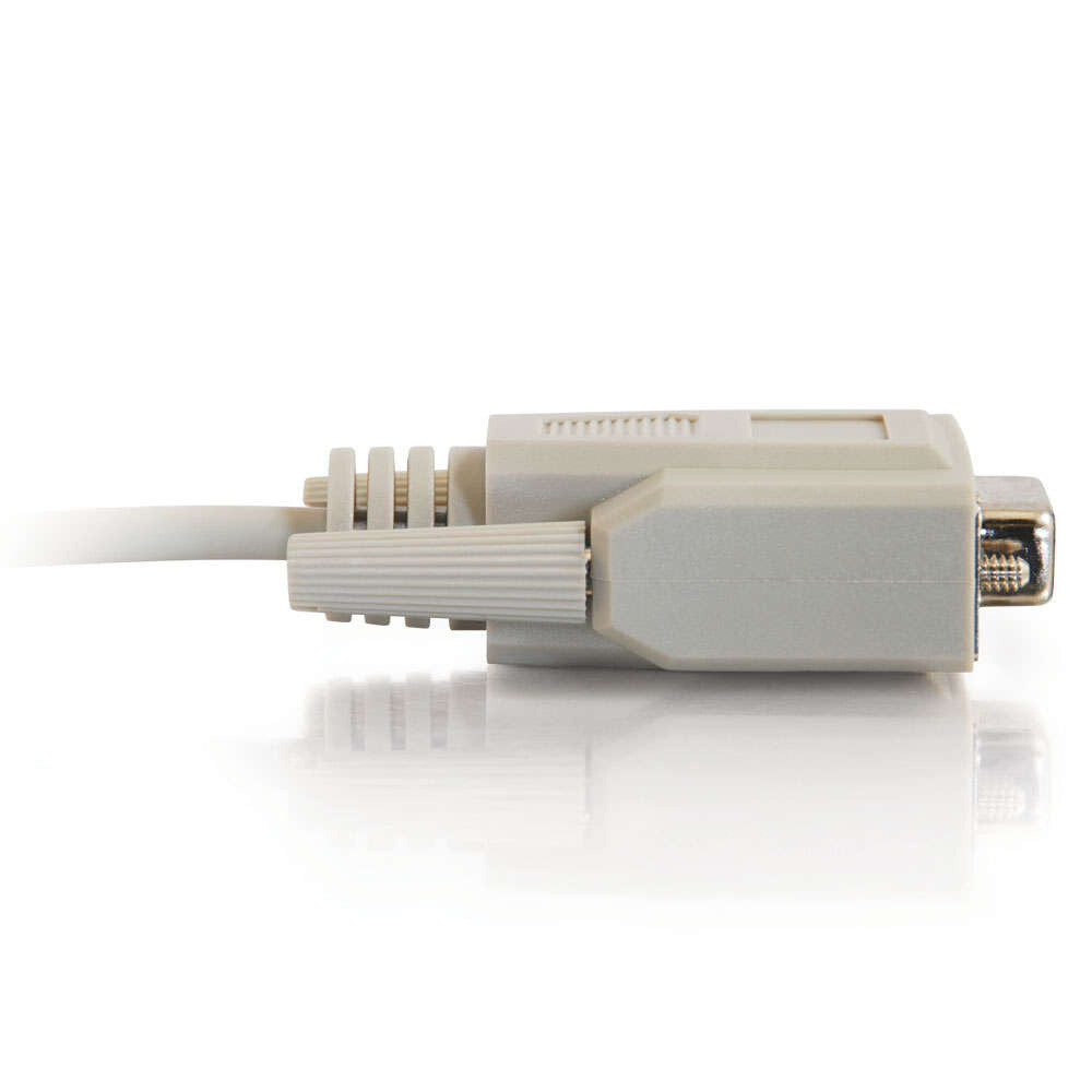 C2G 10ft (3m) DB9 F/F Serial RS232 Null Modem Cable - Black