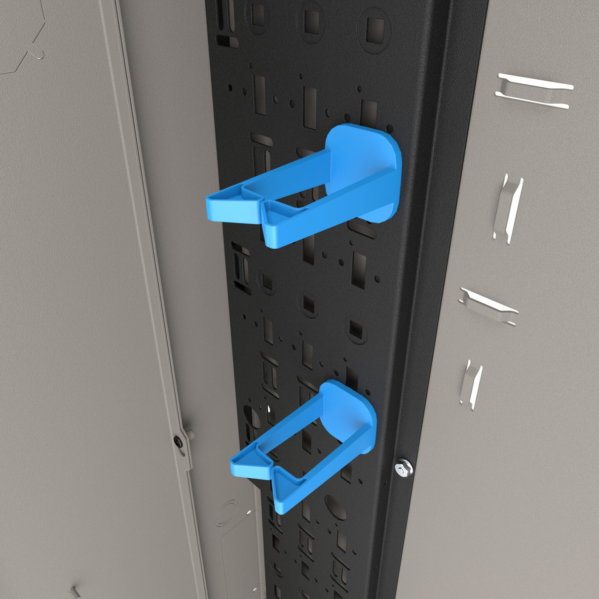 Middle Atlantic 9RU Low Profile Wall Rack 4U Pivot, 5U Fixed, 42 Inches Deep - Putty