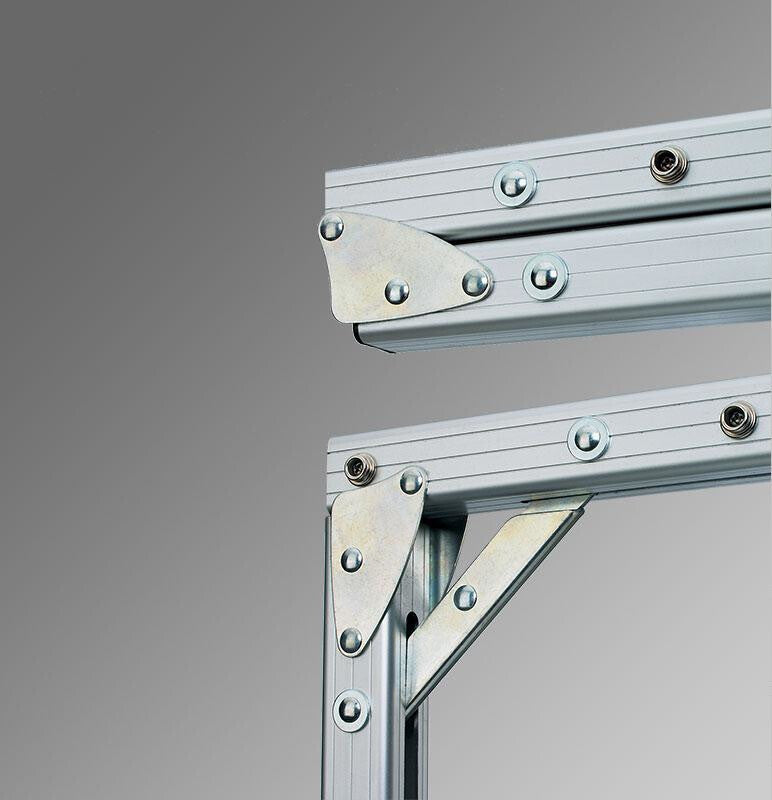 Draper Ultimate Folding Screen - Extra Heavy-Duty Legs, Anodized Aluminum