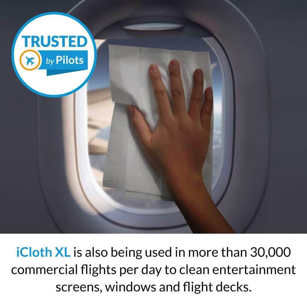 iCloth ICXL10 equipment cleansing kit LCD/LED/Plasma, Lenses/Glass Equipment cleansing wipes 8 ml