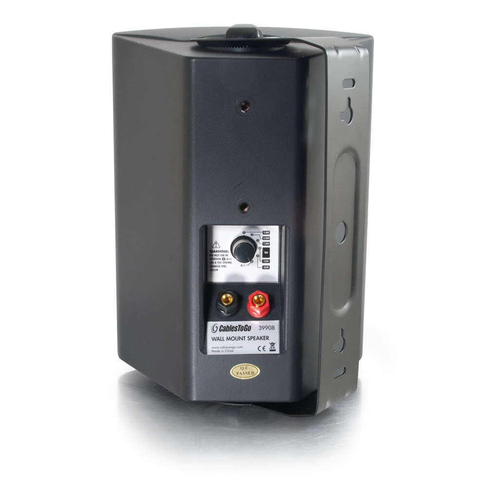 C2G 5in Wall Mount Speaker 70v - Black