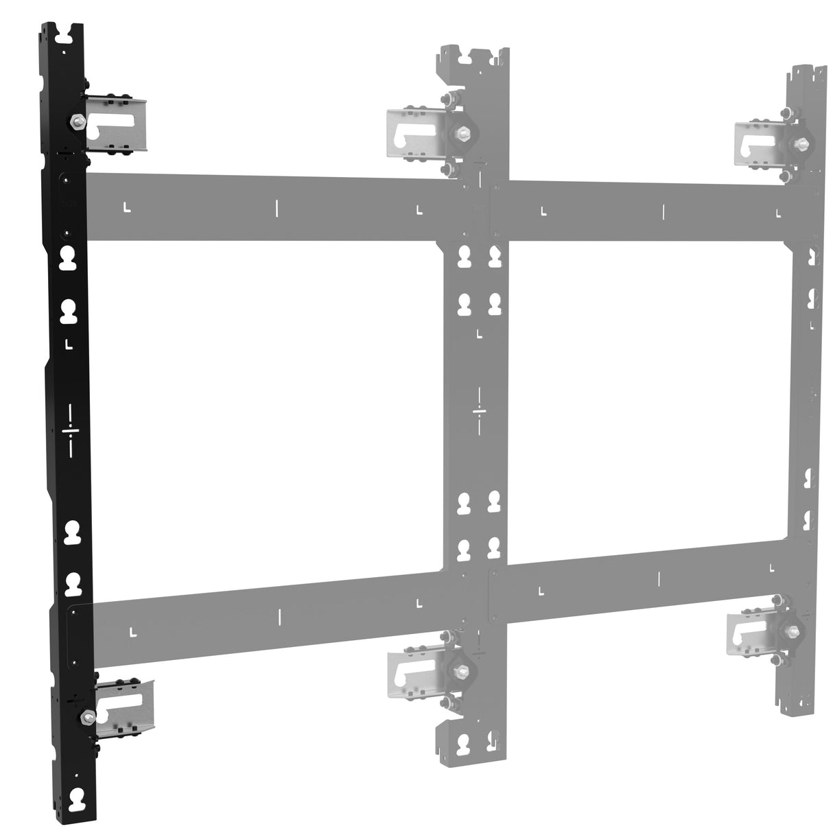 Chief TiLEDTM Left dvLED Wall Mount for LG LSBB Series Fine Pitch Essentials, 3 Displays Tall