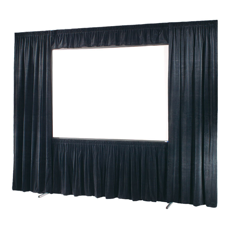 Draper Ultimate Folding Screen - Extra Heavy-Duty Legs, Anodized Aluminum